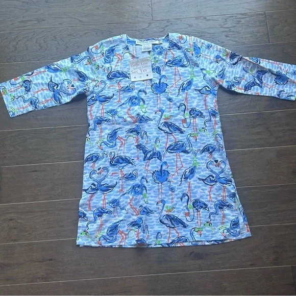 GIRLS GRETCHEN SCOTT Lamingle Tunic. 10/12. Swim coverup. NWT! - Picture 2 of 5